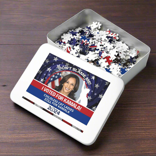 Don't Blame Me - Voted for Kamala Jigsaw Puzzle (30, 110, 252, 500 Piece)