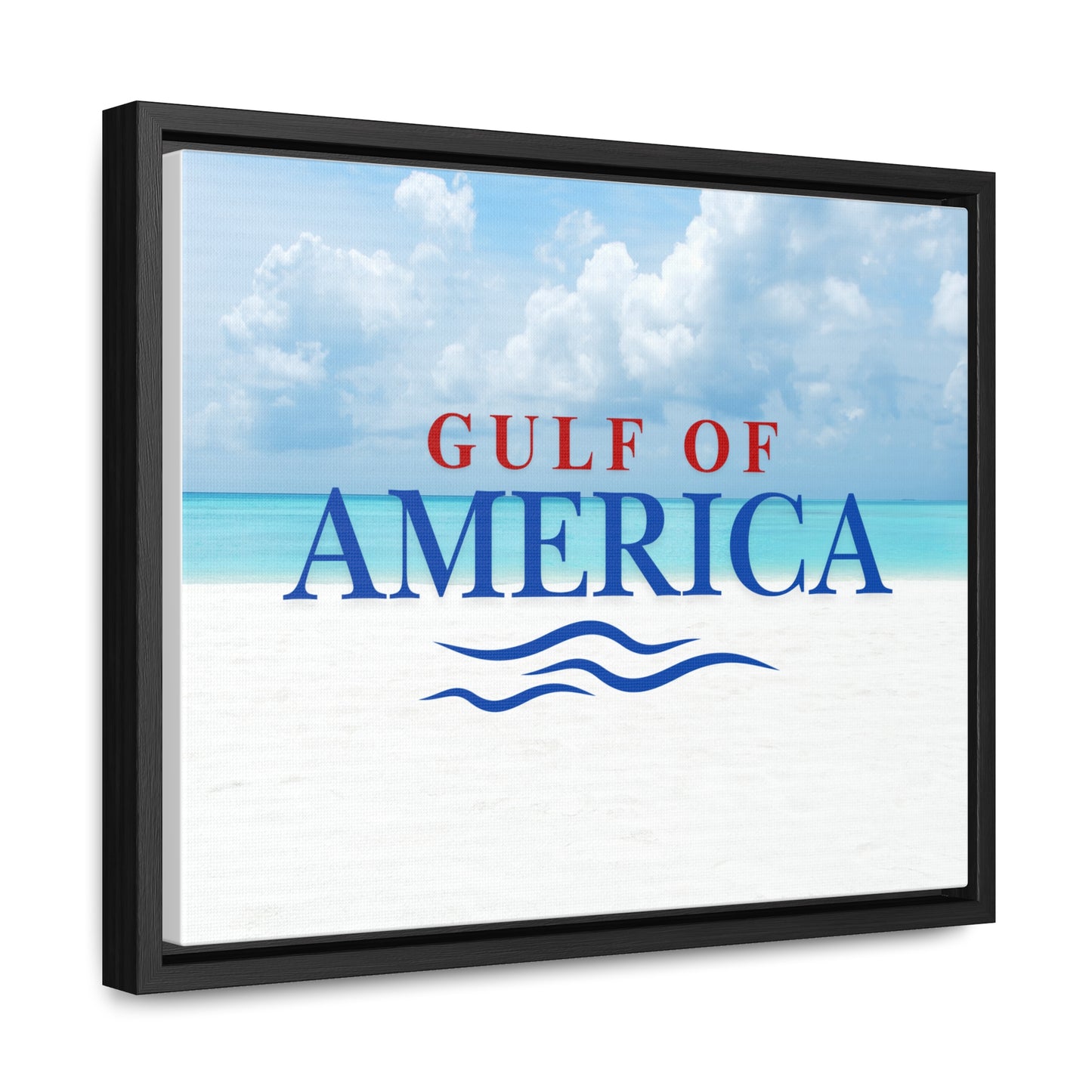 Gulf of America Canvas Wrap - Coastal Wall Art for Beach Lovers