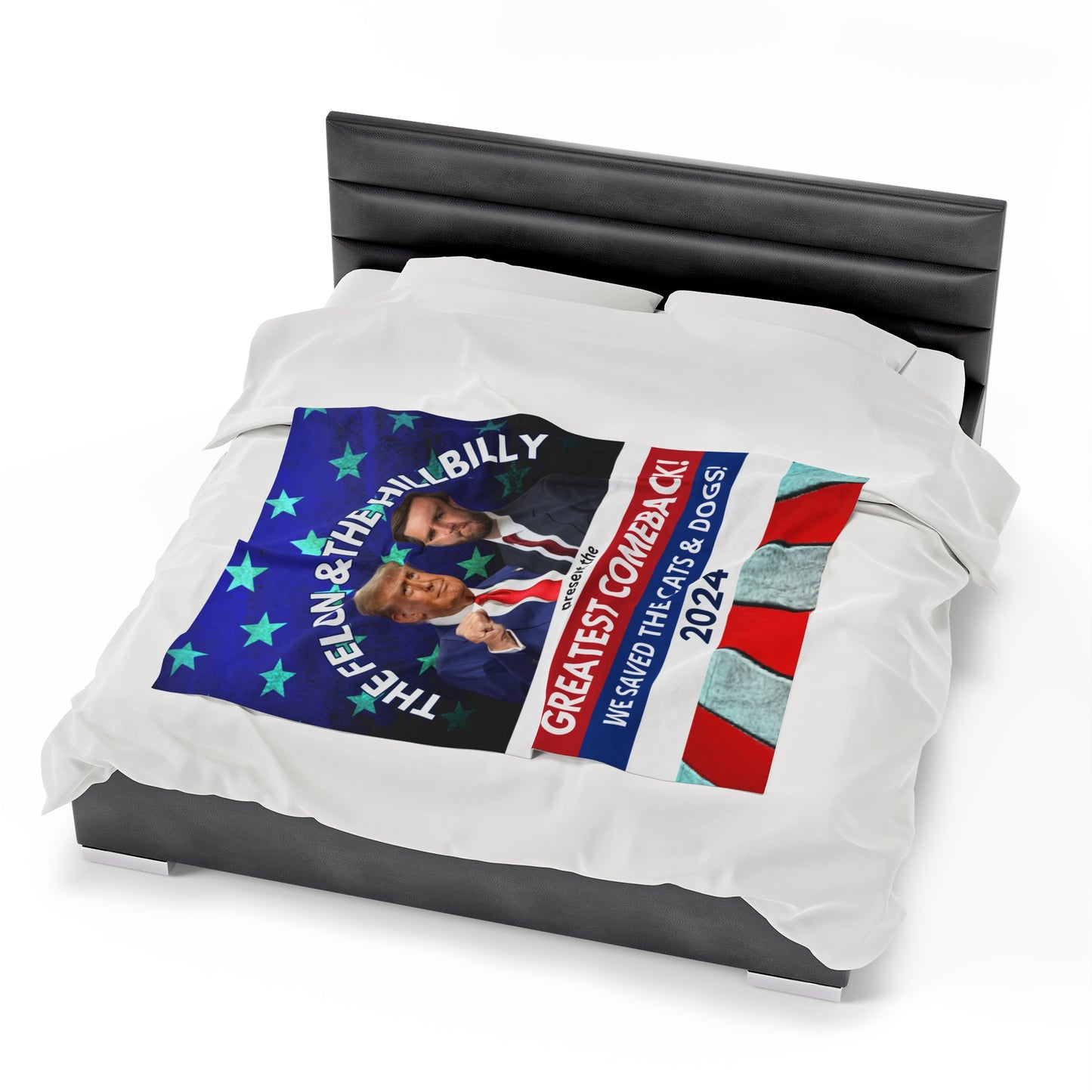 Felon & Hillbilly Greatest Comeback Velveteen Plush Blanket