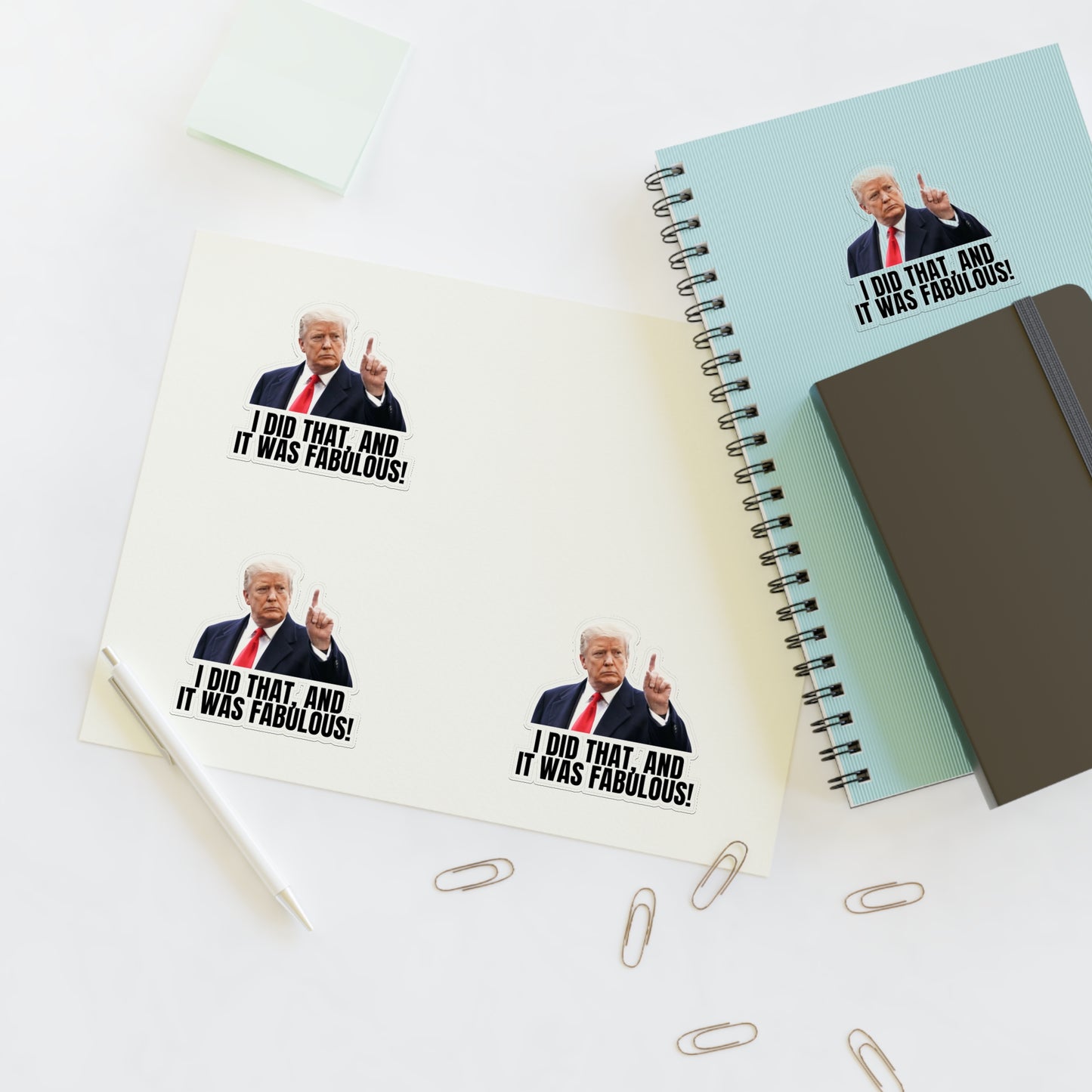 I Did That Sticker Sheets - Humorous Political Stickers