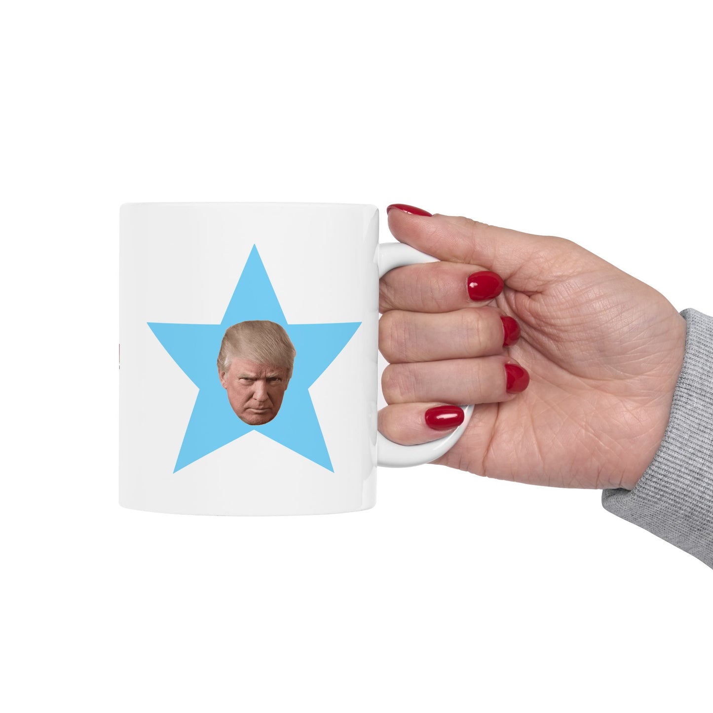 Trump the Star Ceramic Mug, (11oz)