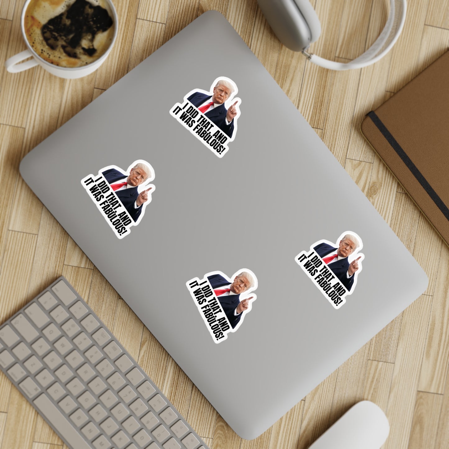 President-Inspired Sticker Sheet Bundle - 10 Fun, Colorful Stickers with Humor