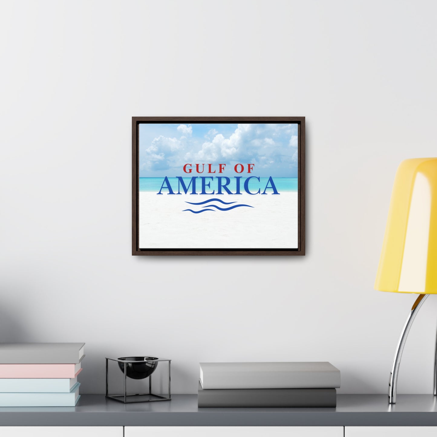 Gulf of America Canvas Wrap - Coastal Wall Art for Beach Lovers