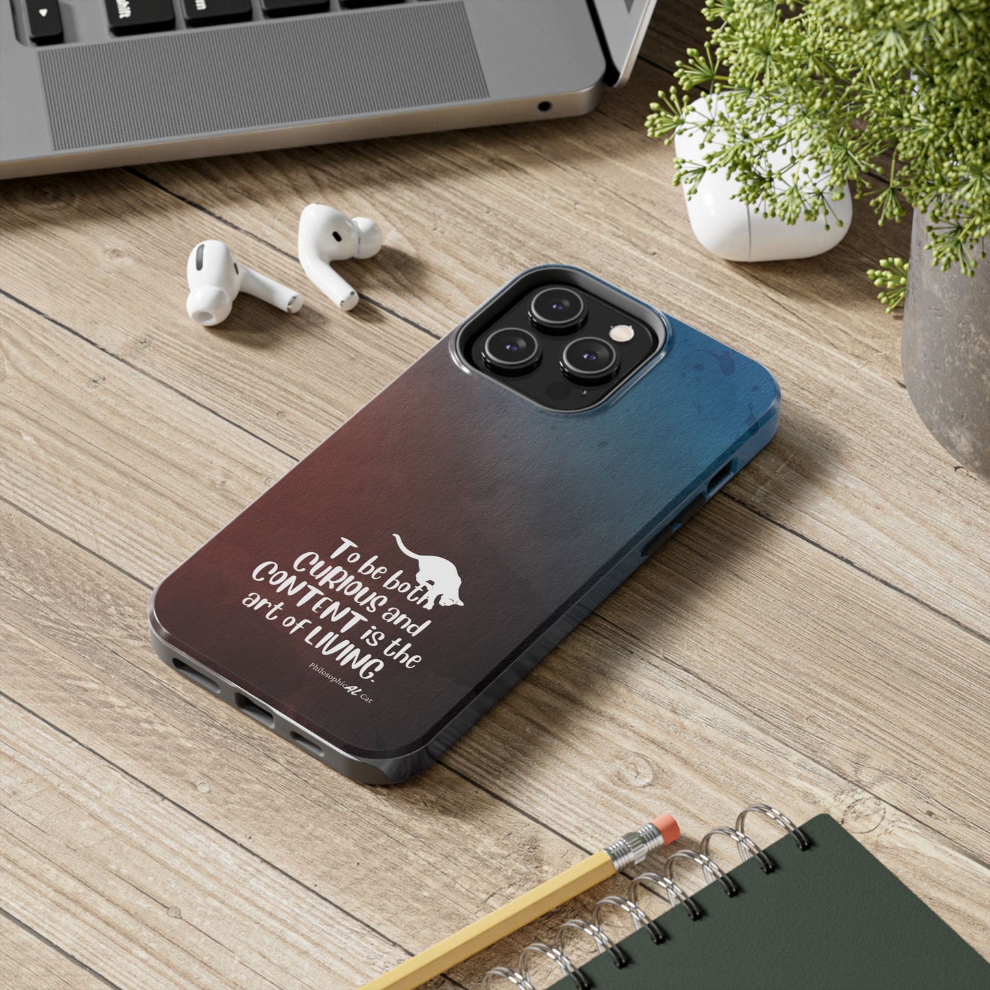 Curious & Content Tough Phone Cases