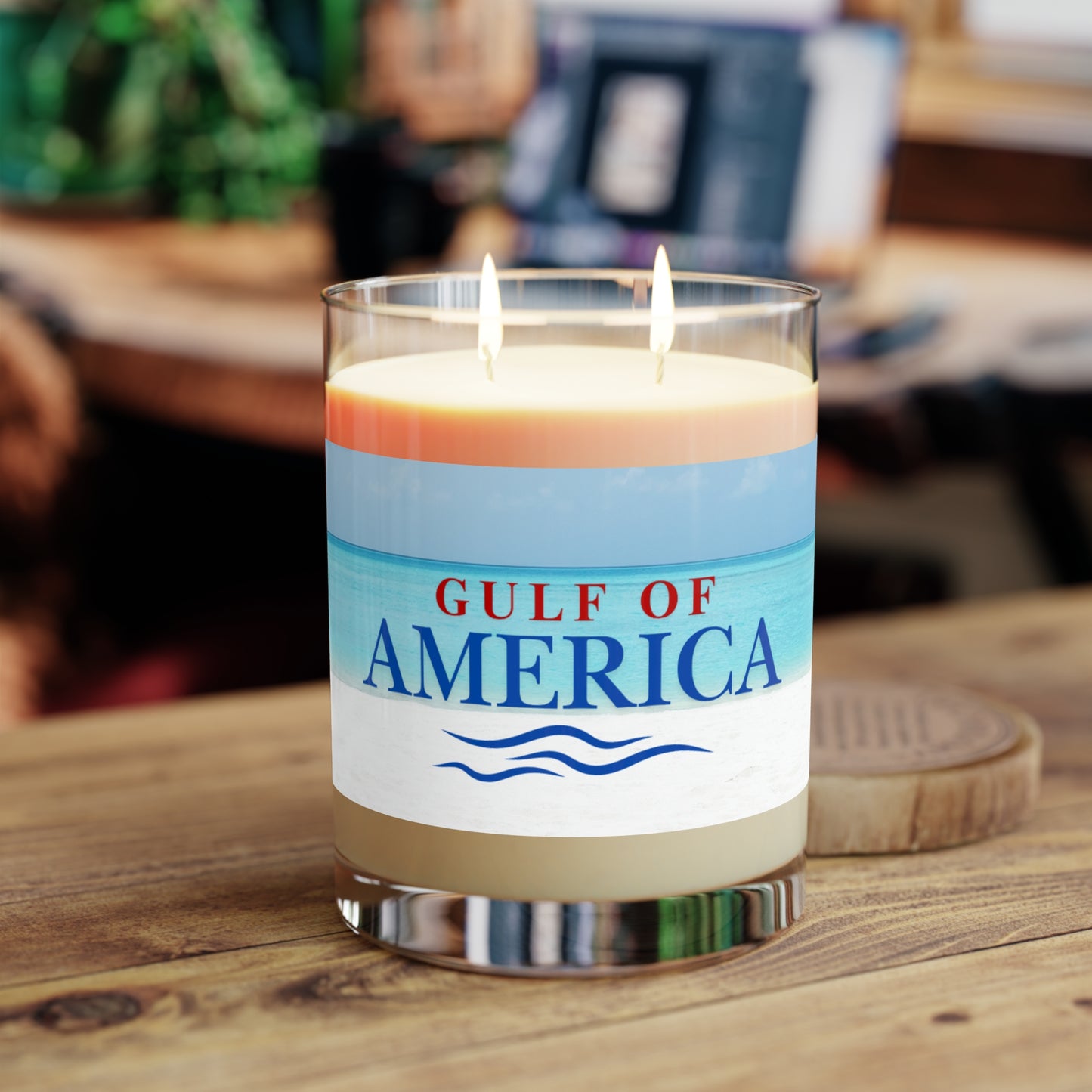 Gulf of America Scented Candle - Beach Vibes, 11oz Full Glass