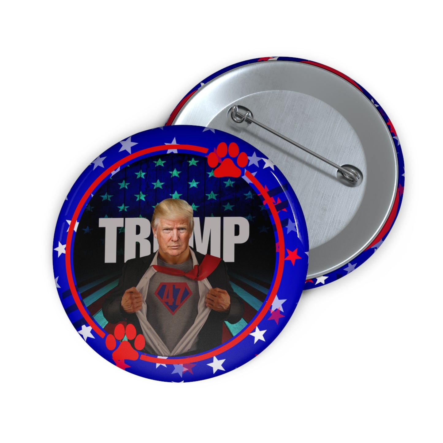 Stars & Trump 47 Pin Buttons