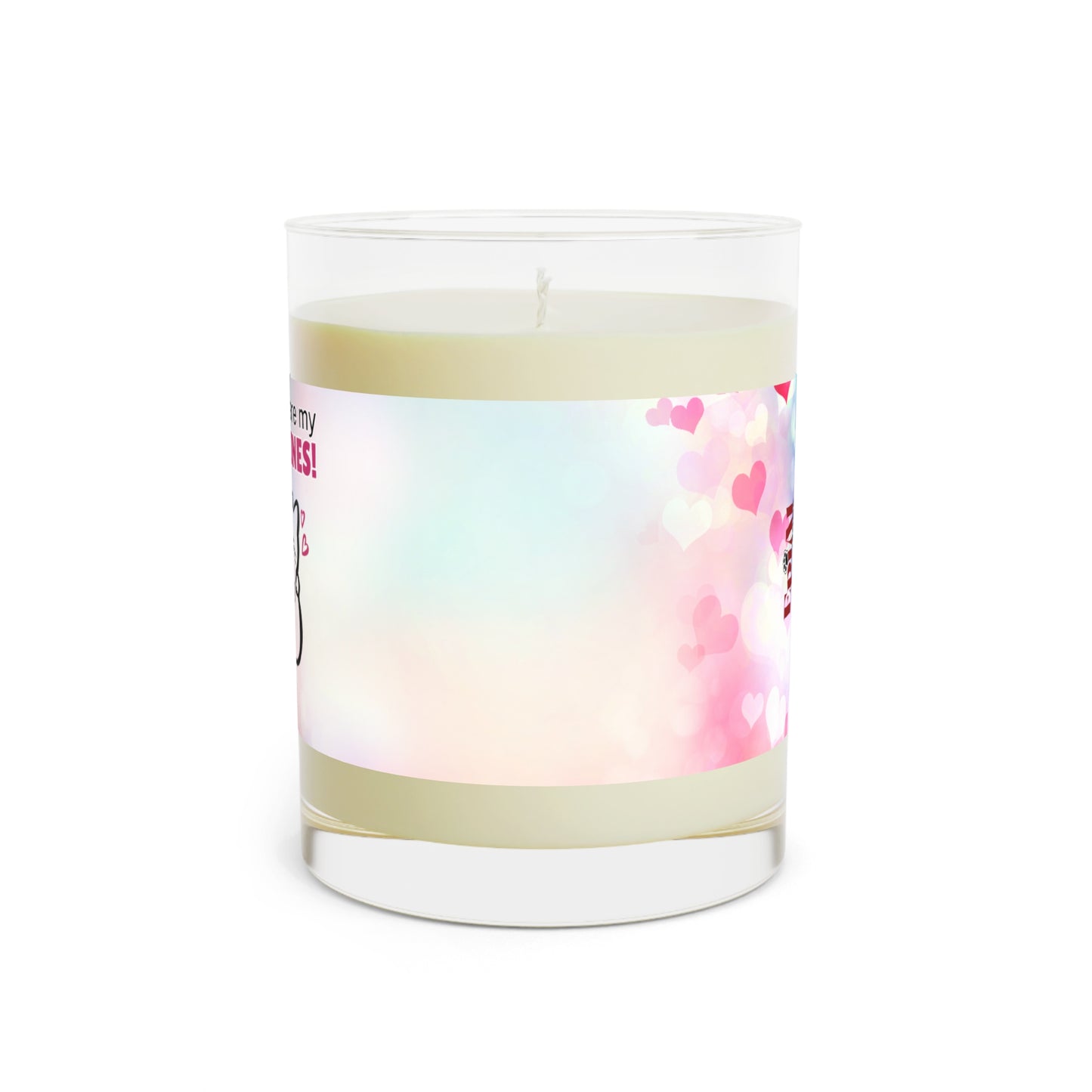 My Cats are my Valentines Scented Candle - Full Glass, 11oz