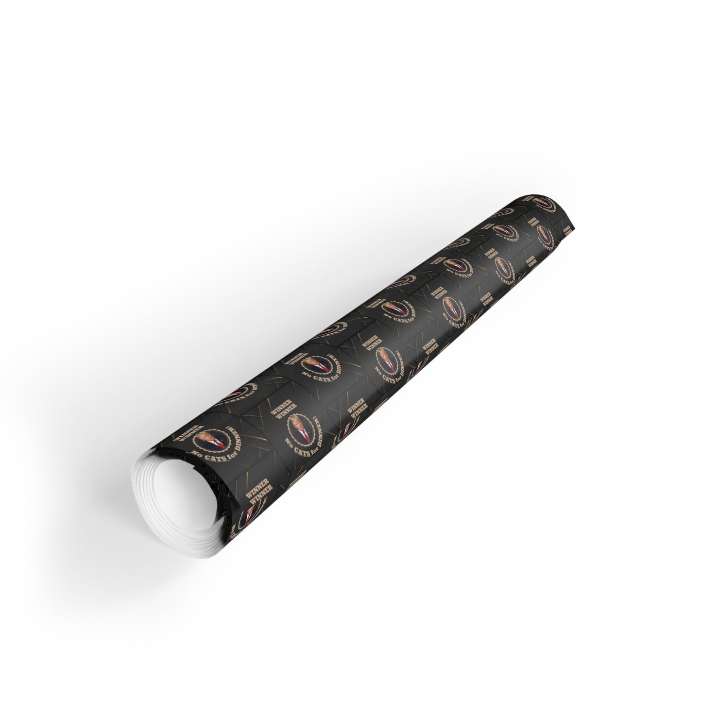 Winner Winner No Cats for Dinner Gift Wrapping Paper Rolls, 1pc