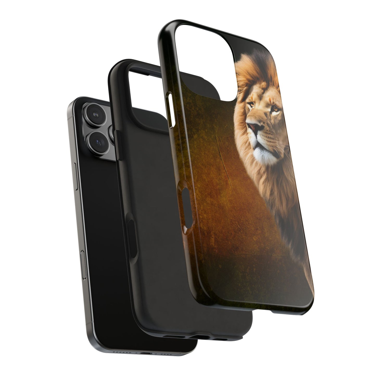 Majestic Lion Tough Phone Case - Durable Protection for Wildlife Lovers