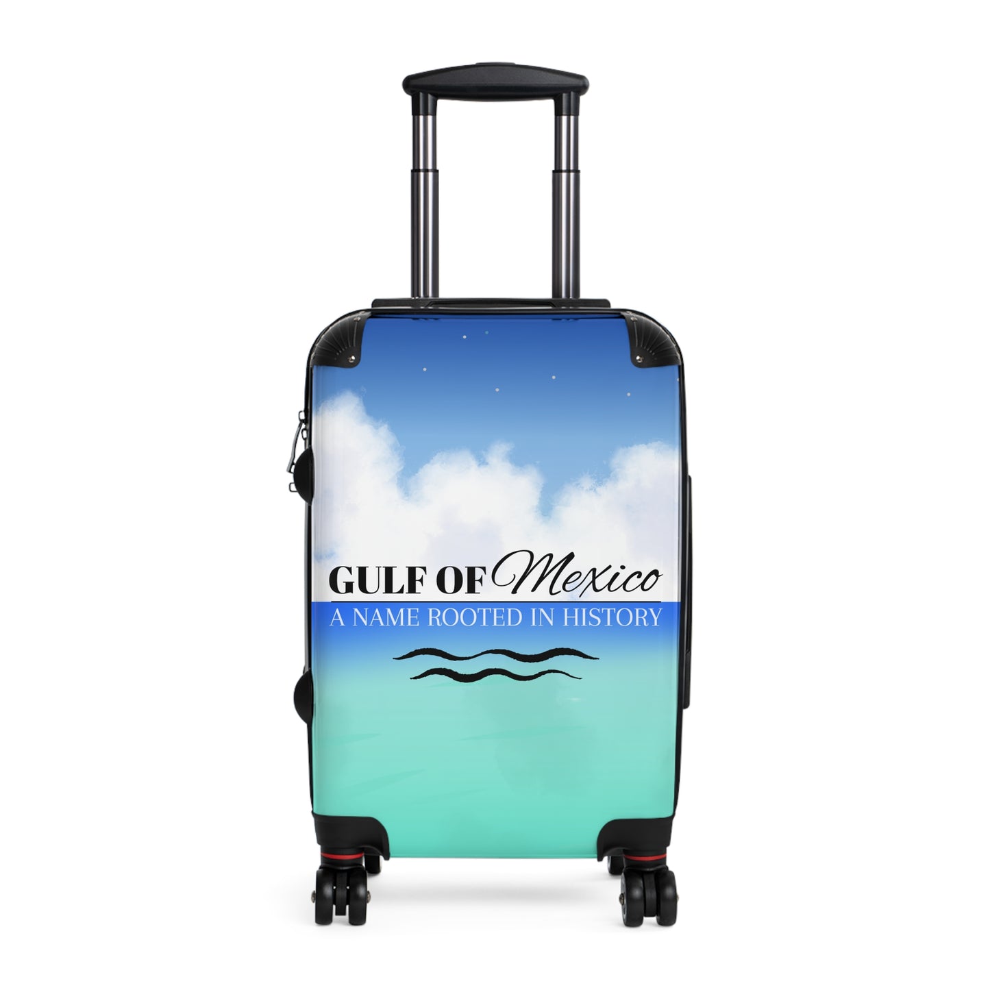 Gulf of Mexico Travel Suitcase - Stylish Luggage with Historical Design