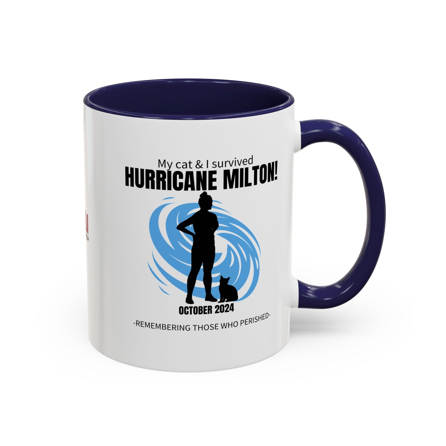 Hurricane Milton Survivor Accent Coffee Mug (11, 15oz)