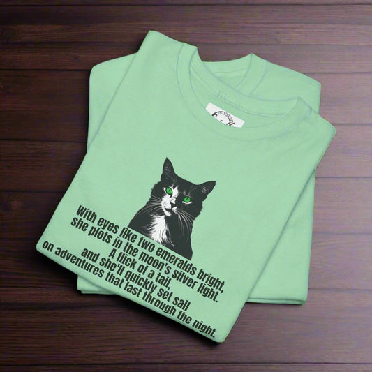 Emerald Eyed Mischief Unisex Heavy Cotton Tee