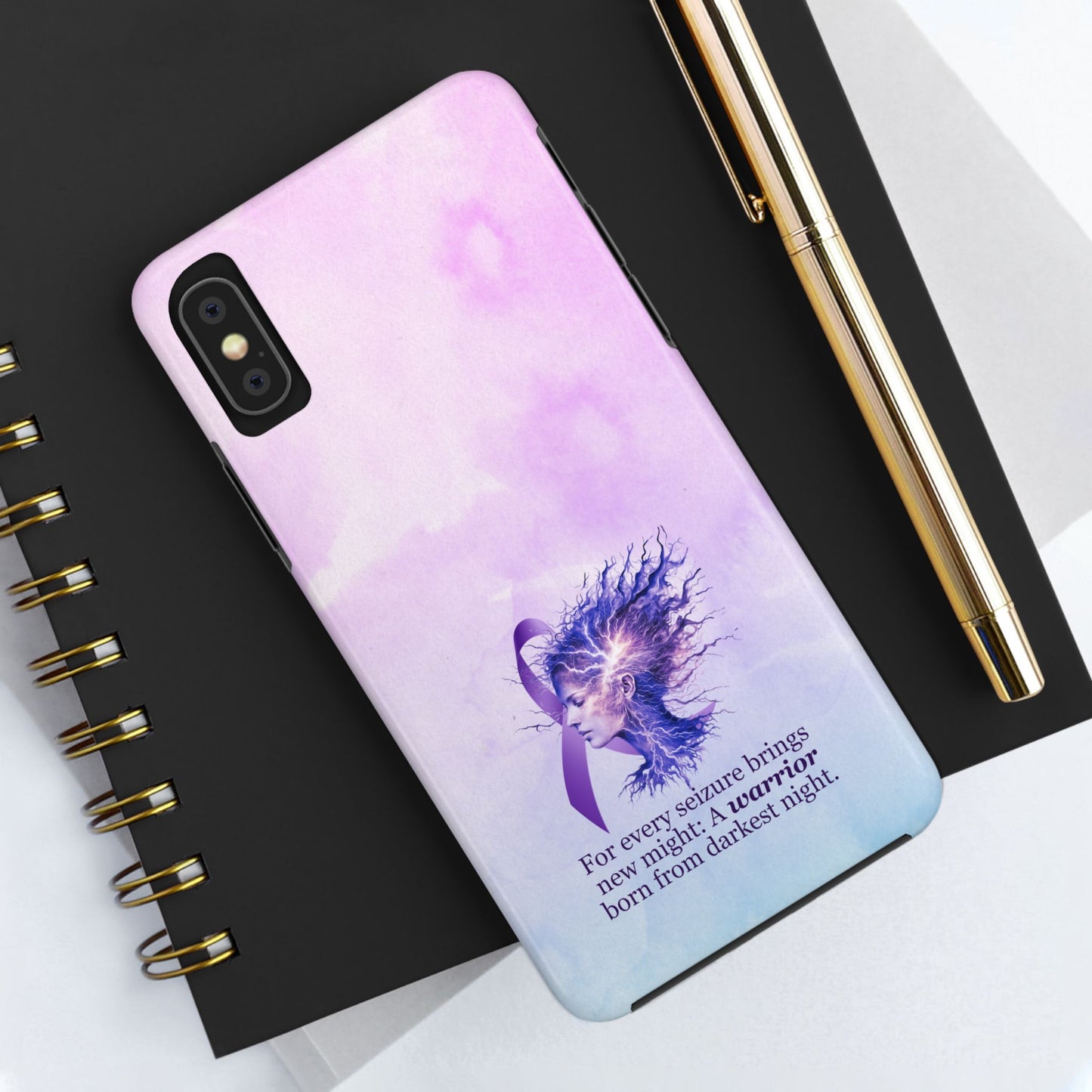 A Warrior is Born Tough Phone Cases