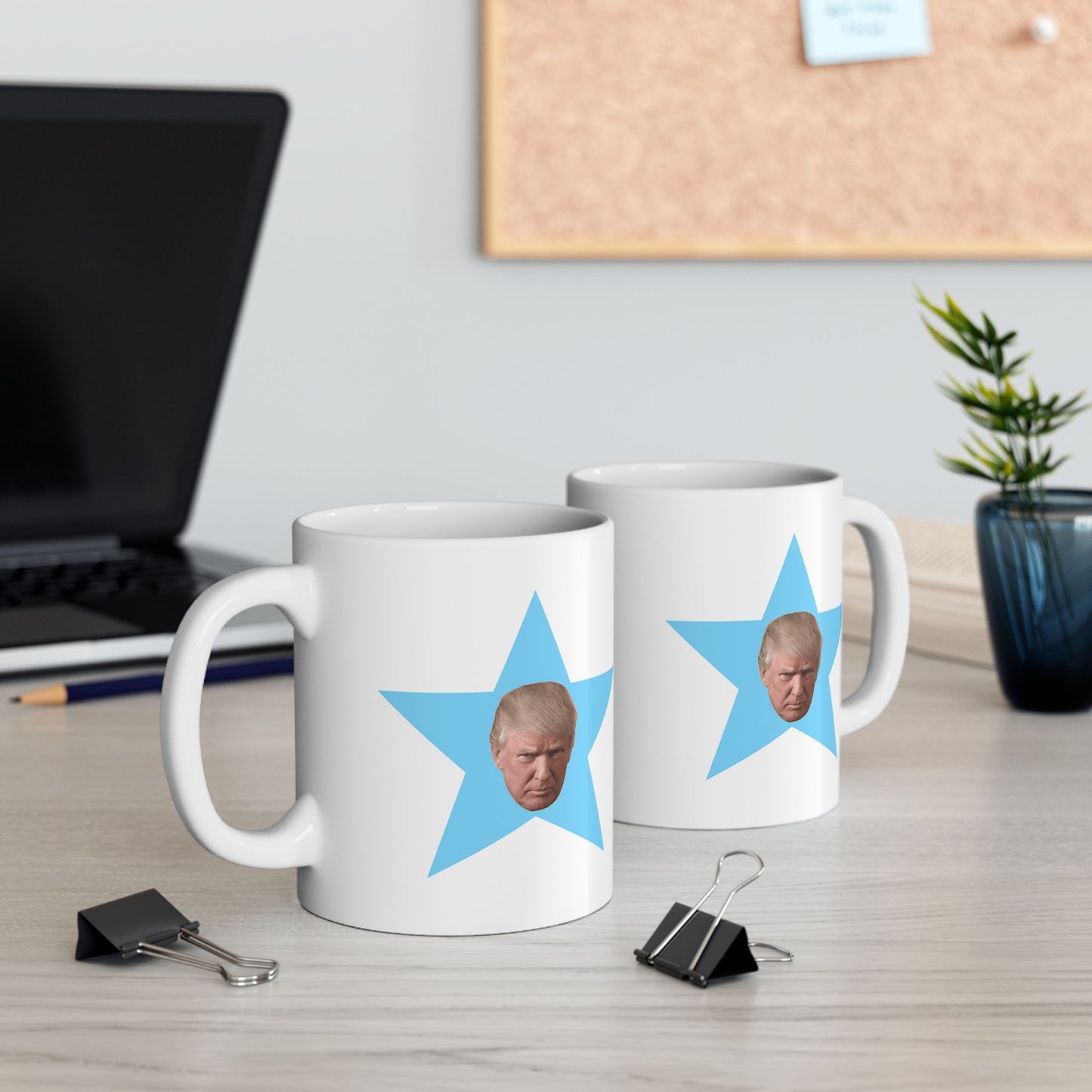 Trump the Star Ceramic Mug, (11oz)