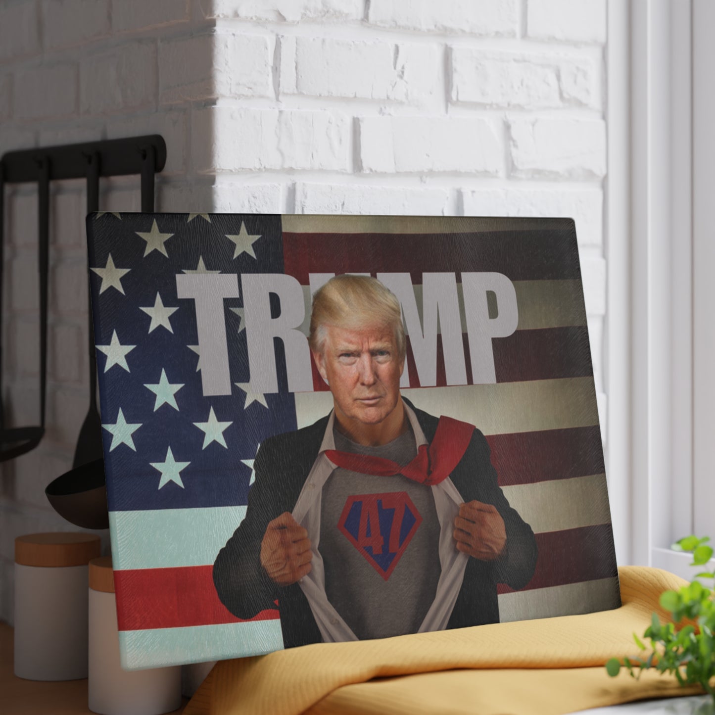 Trump 47 Glass Cutting Board