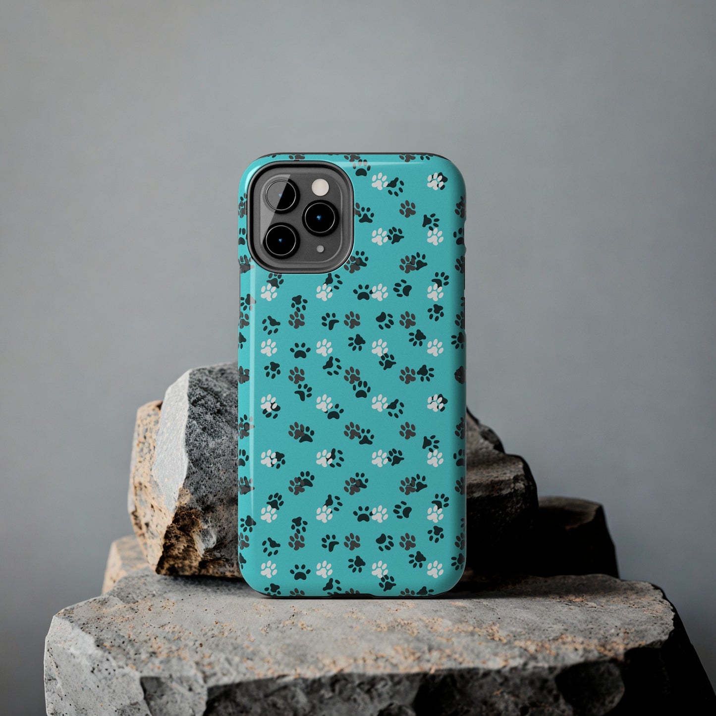 Teal Paws Tough Phone Cases - Phone Case - Epileptic Al’s Shop