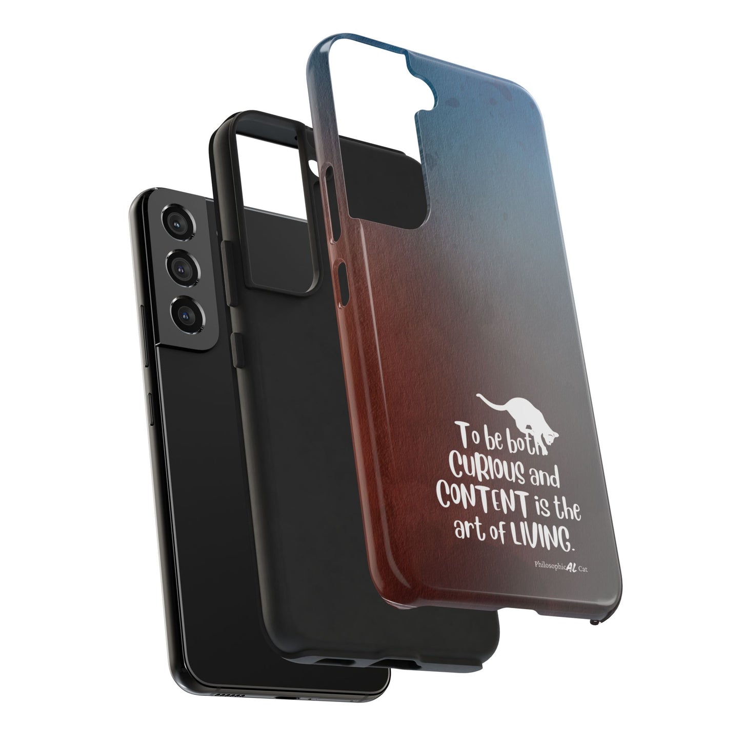 Curious & Content Tough Phone Cases