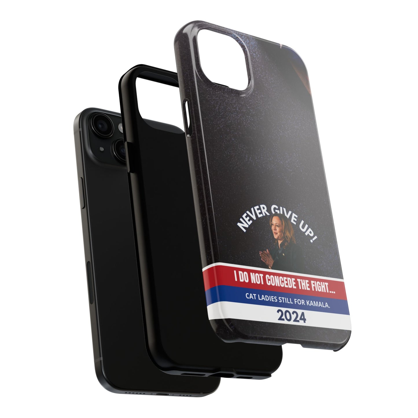 Never Give Up - Kamala Tough Phone Cases