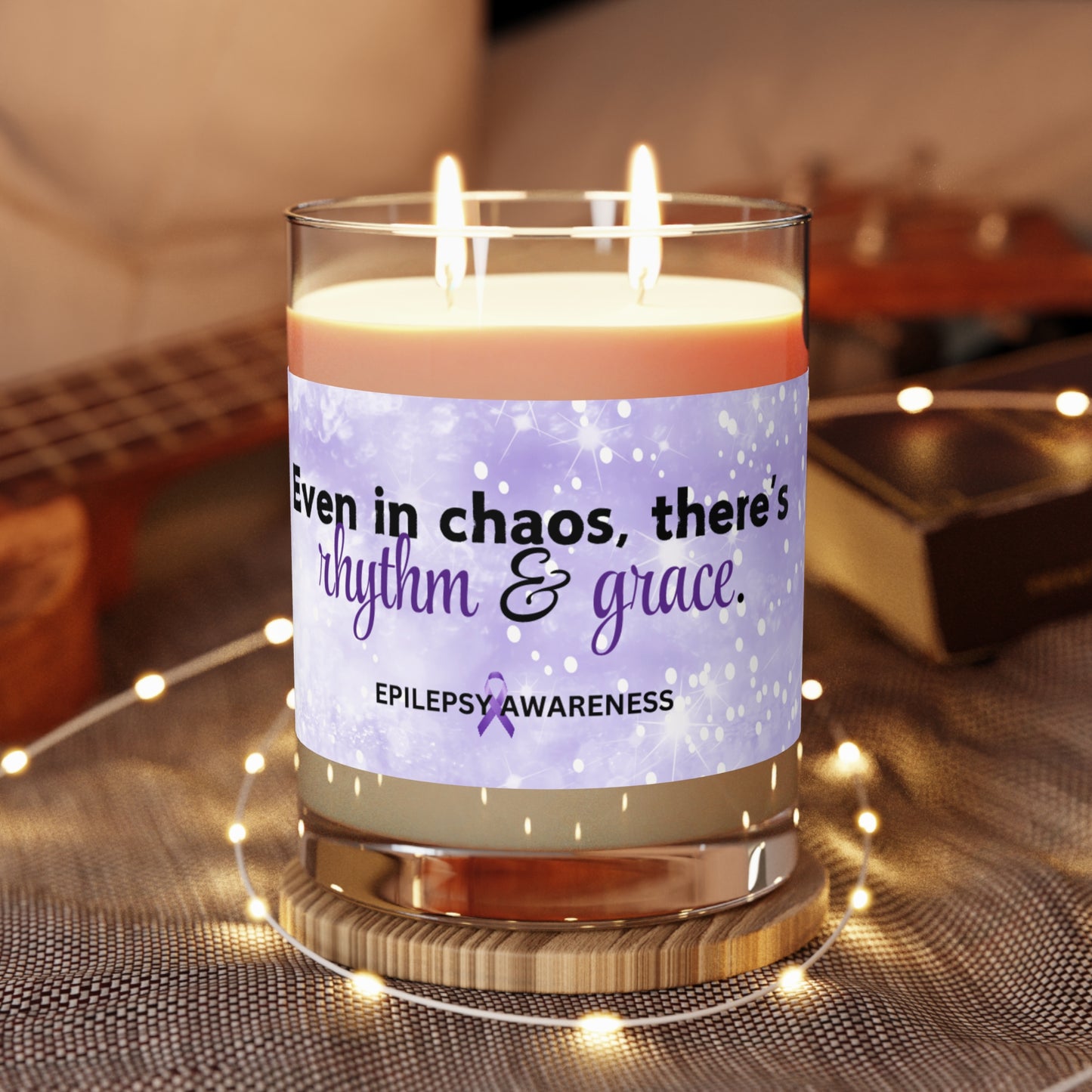 Chaos, Rhythm & Grace Scented Candle - Full Glass, 11oz