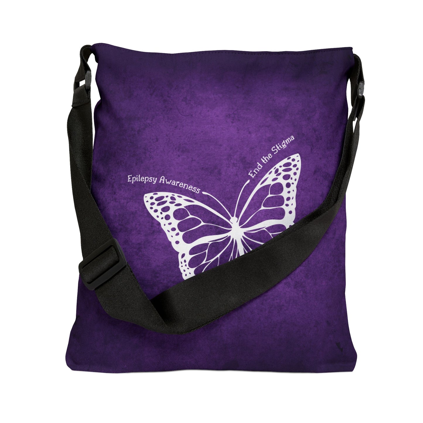 Epilepsy Awareness Adjustable Tote Bag - End the Stigma