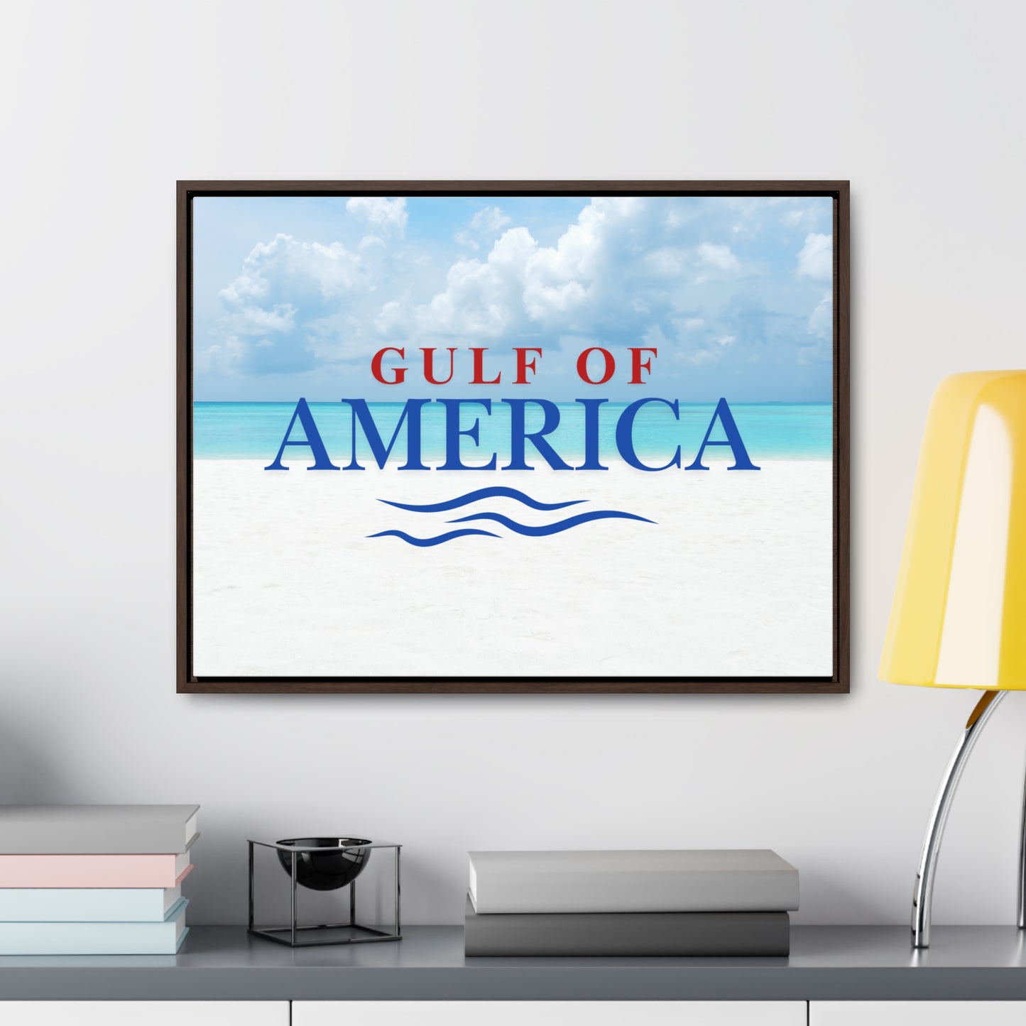 Gulf of America Canvas Wrap - Coastal Wall Art for Beach Lovers