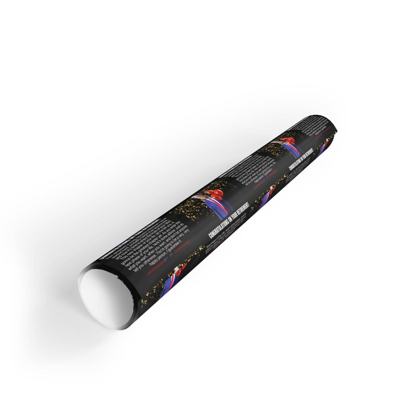 Trump Retirement Gift Wrapping Paper Rolls, 1pc