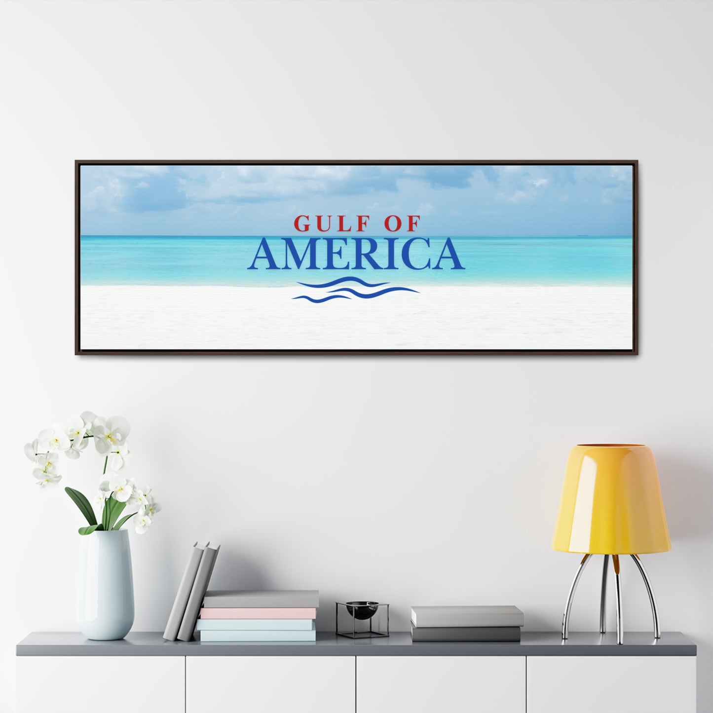 Gulf of America Canvas Wrap - Coastal Wall Art for Beach Lovers