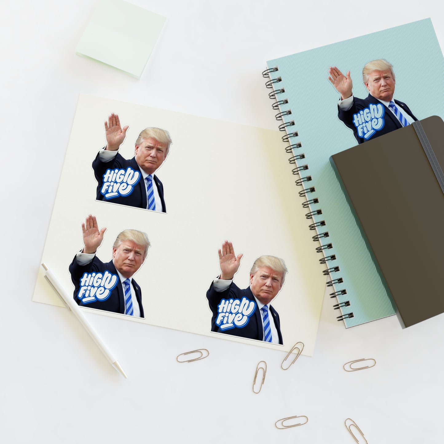 High Five Sticker Sheets - Fun Political Stickers