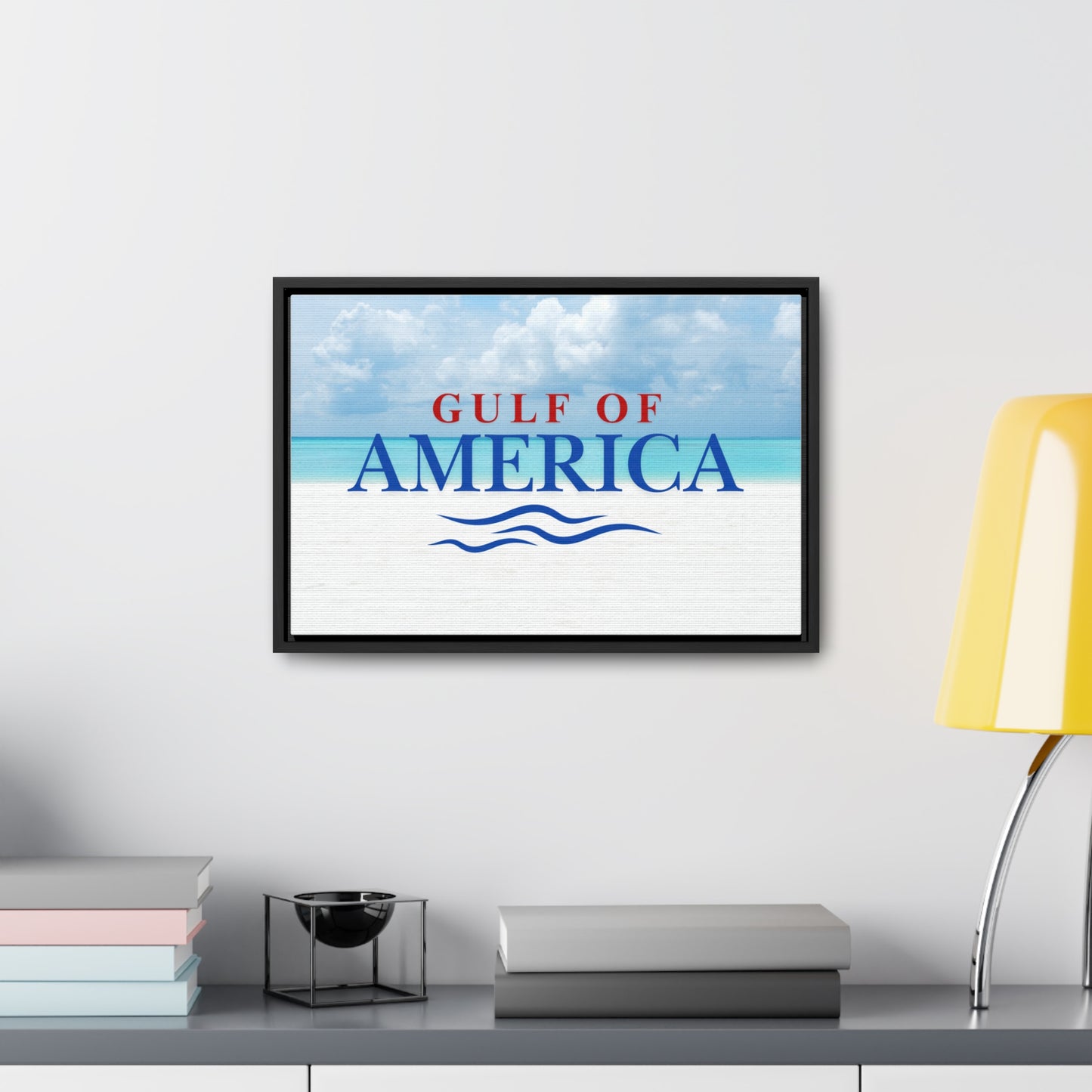 Gulf of America Canvas Wrap - Coastal Wall Art for Beach Lovers