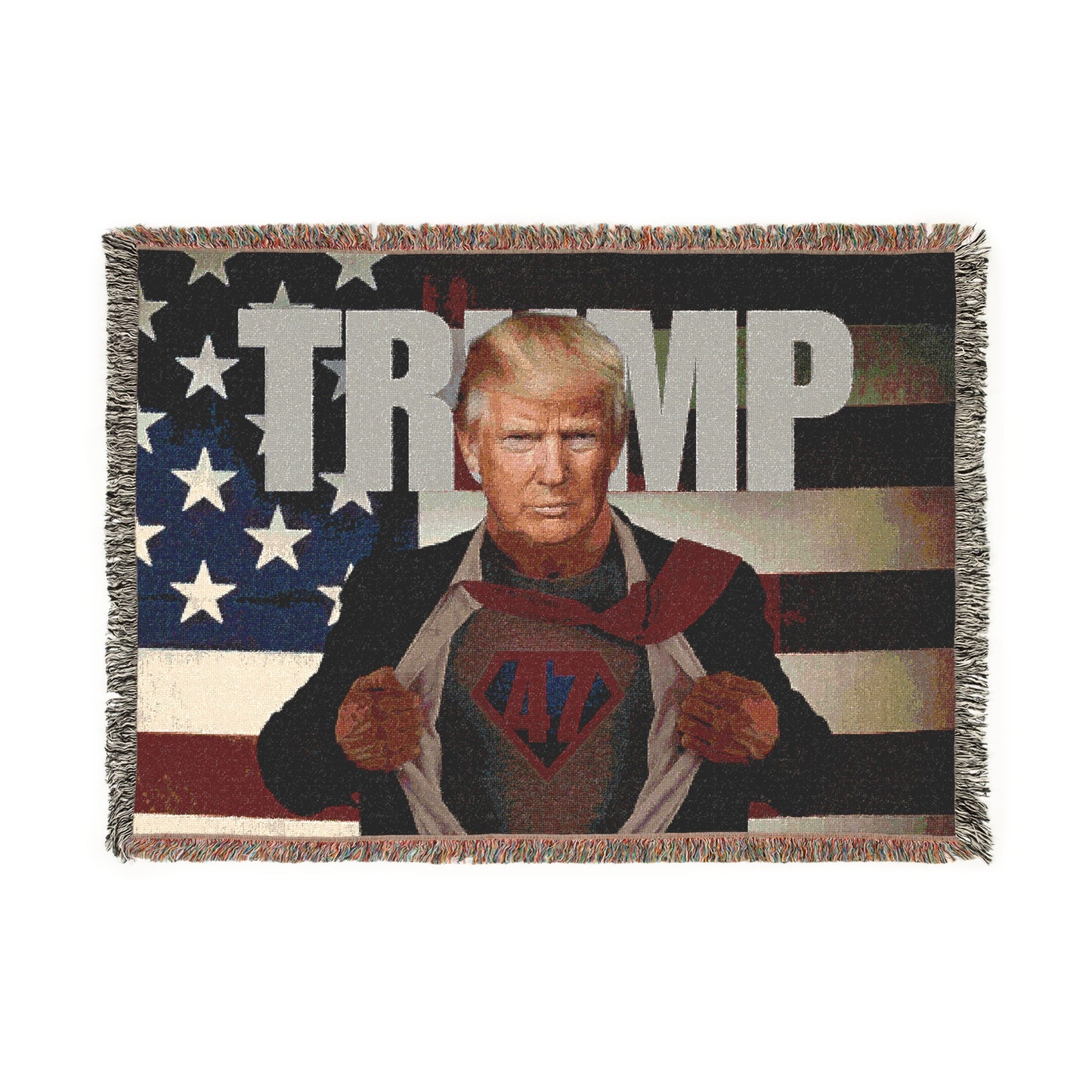 Trump 47 Landscape Woven Blanket