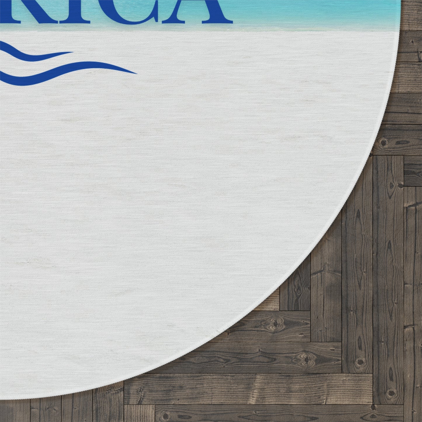 Gulf of America Round Rug