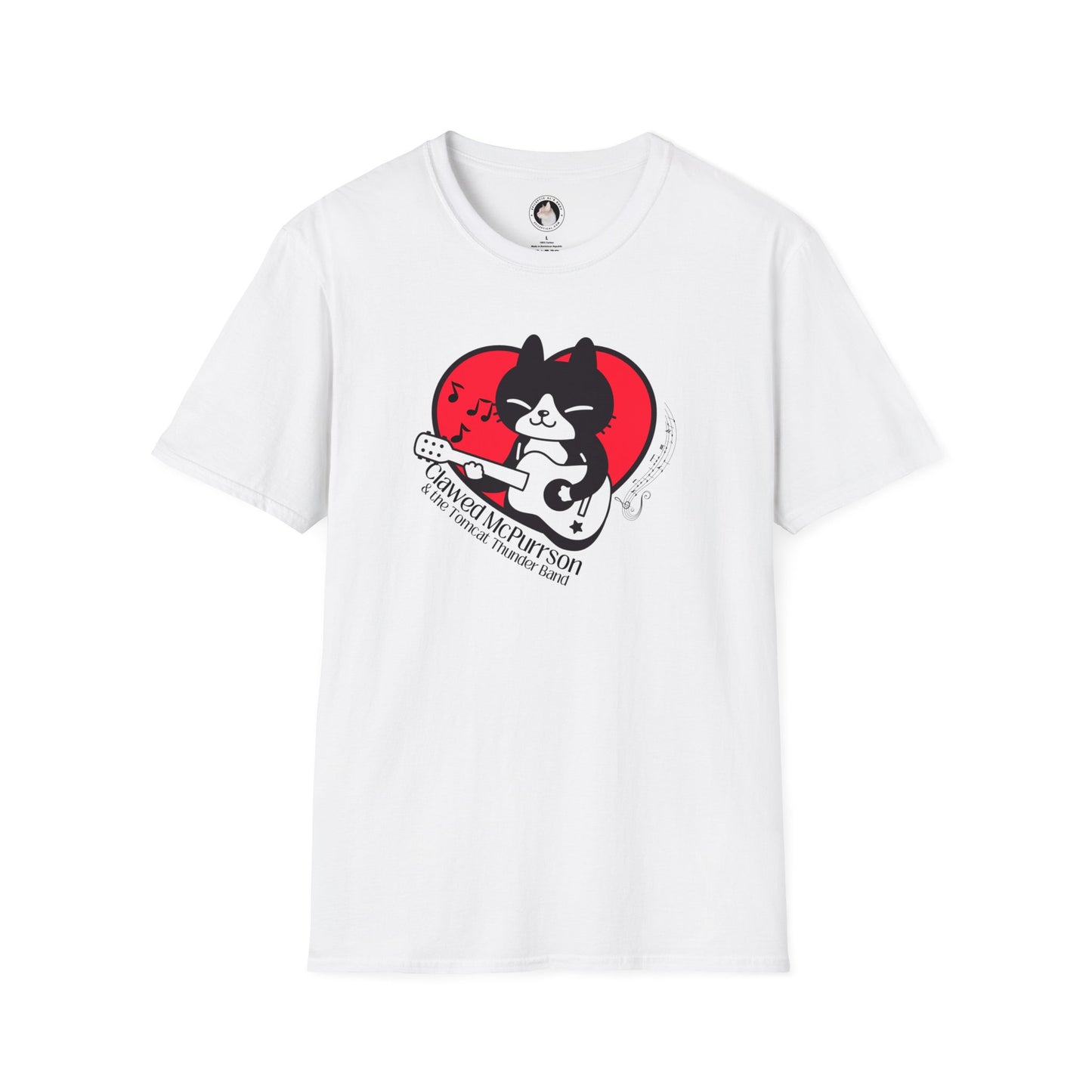 Clawed McPurrson Unisex Softstyle T - Shirt - T - Shirt - Epileptic Al’s Shop