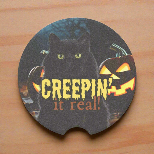 Creepin' It Real Soapstone Car Coaster