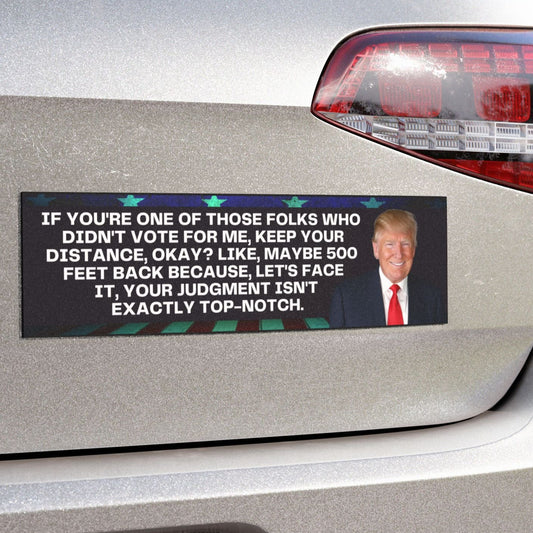 500 Feet Back Car Magnets