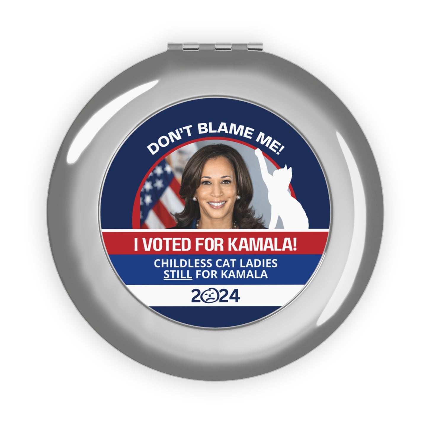 Voted for Kamala Compact Travel Mirror