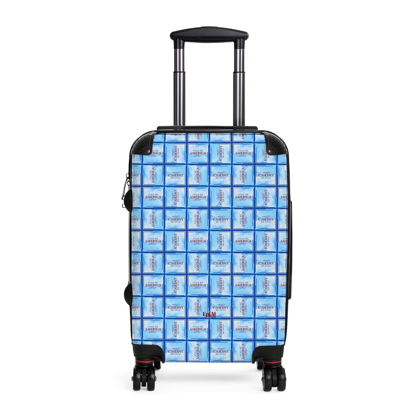 Gulf of America Patterned Suitcase