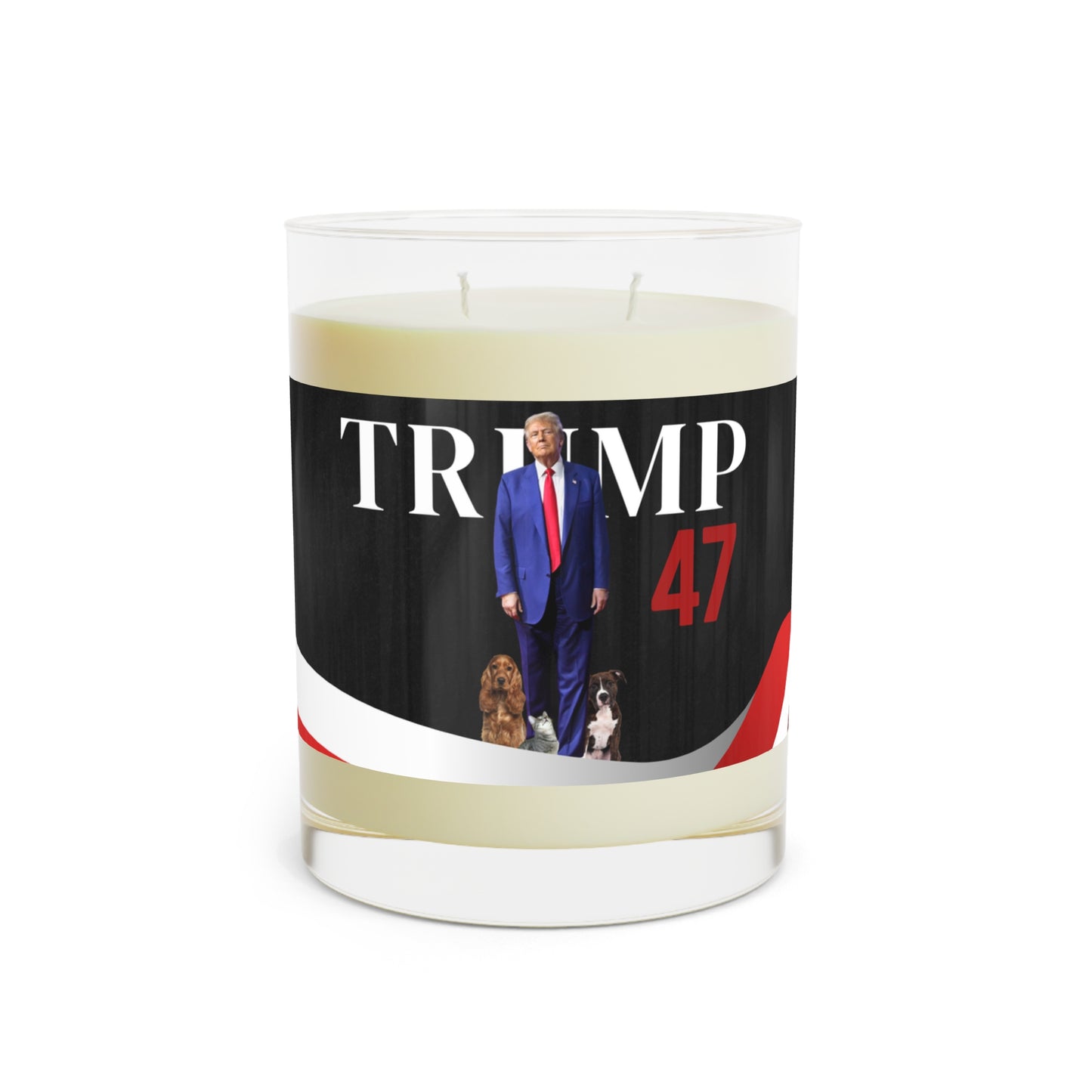 Trump 47 Scented Candle - Full Glass, 11oz