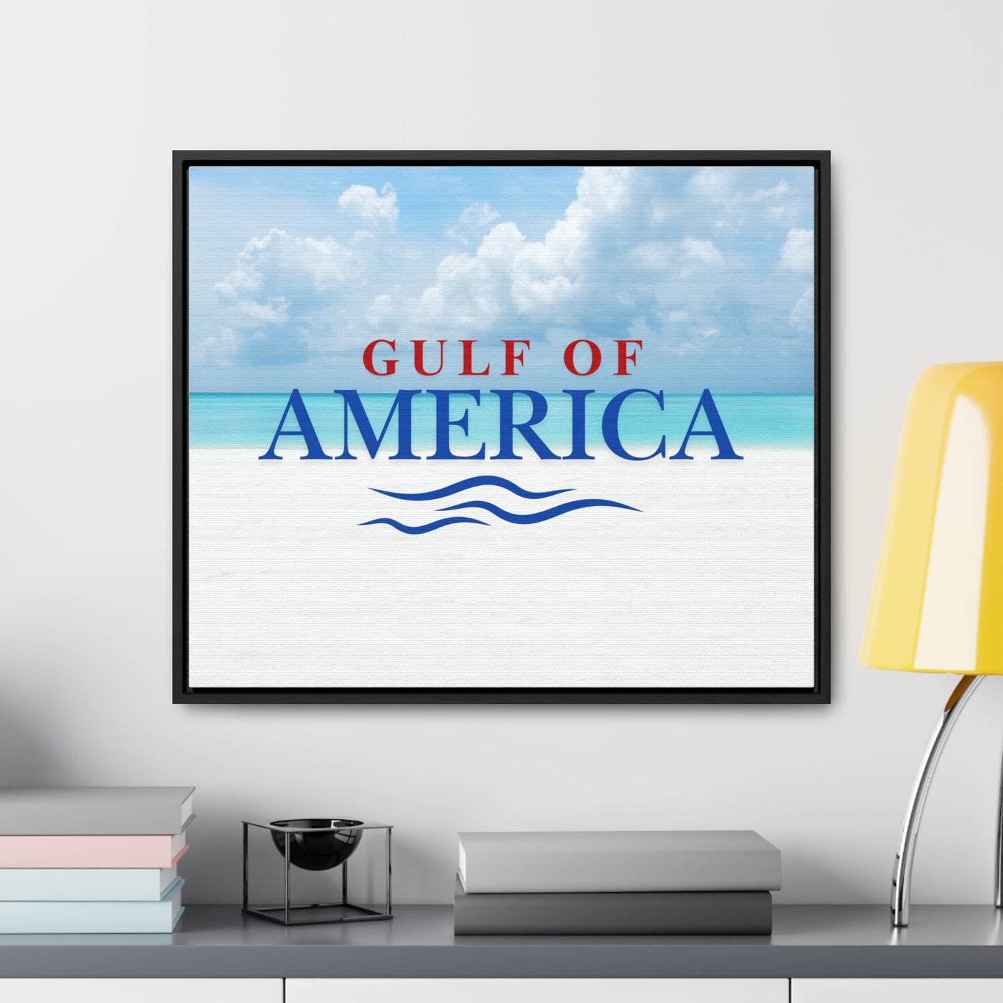 Gulf of America Canvas Wrap - Coastal Wall Art for Beach Lovers