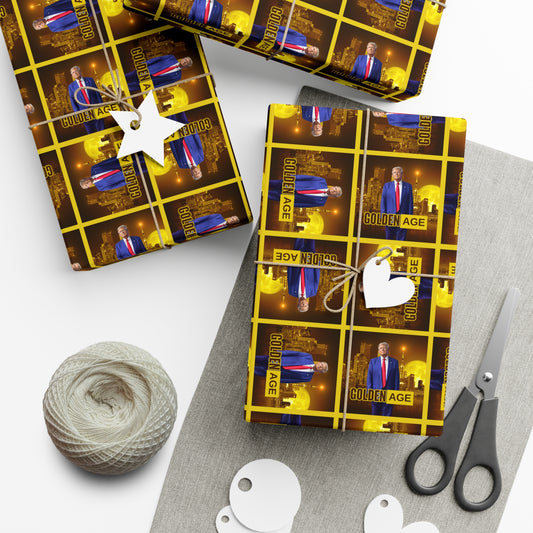 Trump Golden Age Gift Wrap Papers