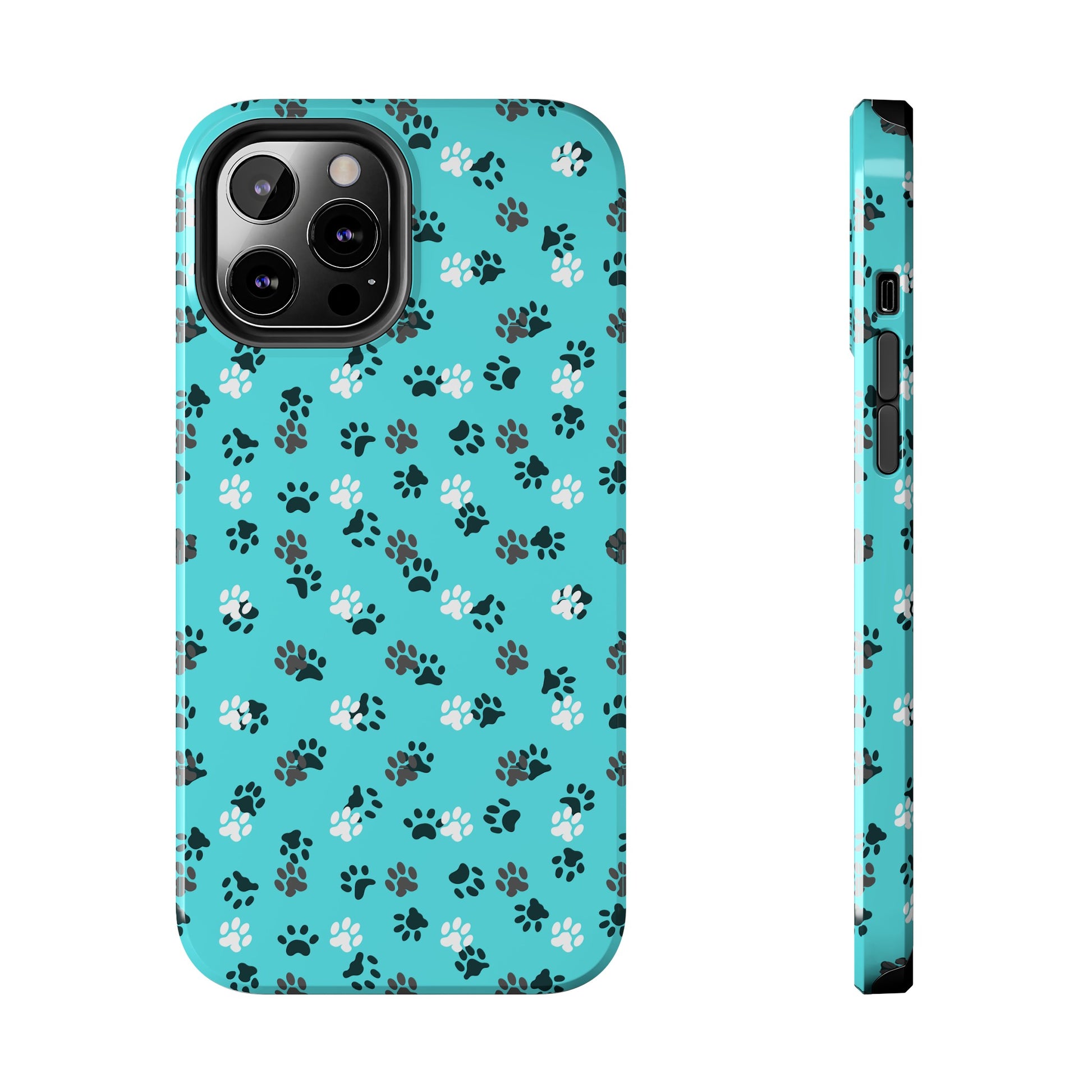 Teal Paws Tough Phone Cases - Phone Case - Epileptic Al’s Shop