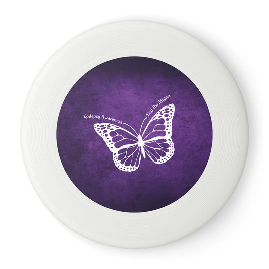 Epilepsy Awareness Frisbee - End the Stigma Butterfly Design