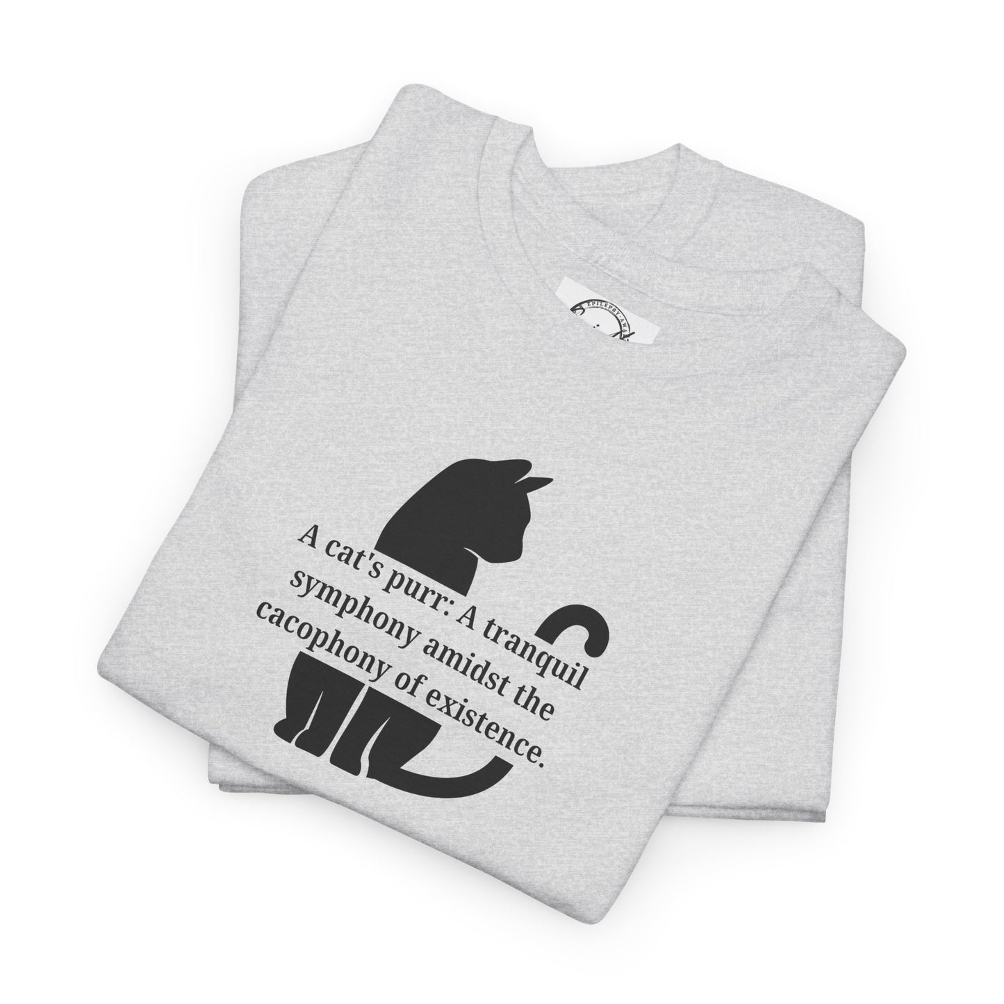 Purr Prose: Cacophony of Life Unisex Heavy Cotton Tee