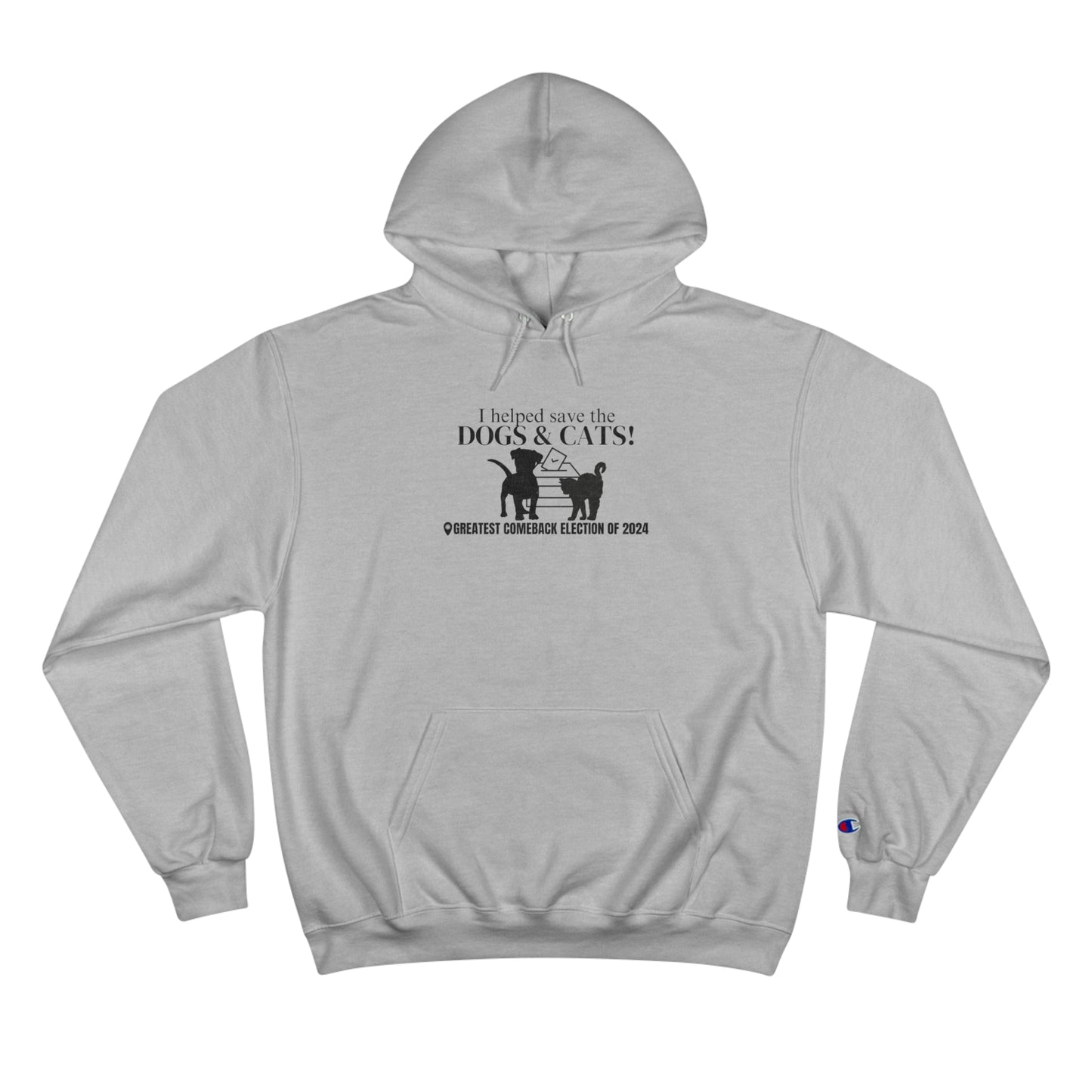 Helped Save the Dogs & Cats Champion Hoodie