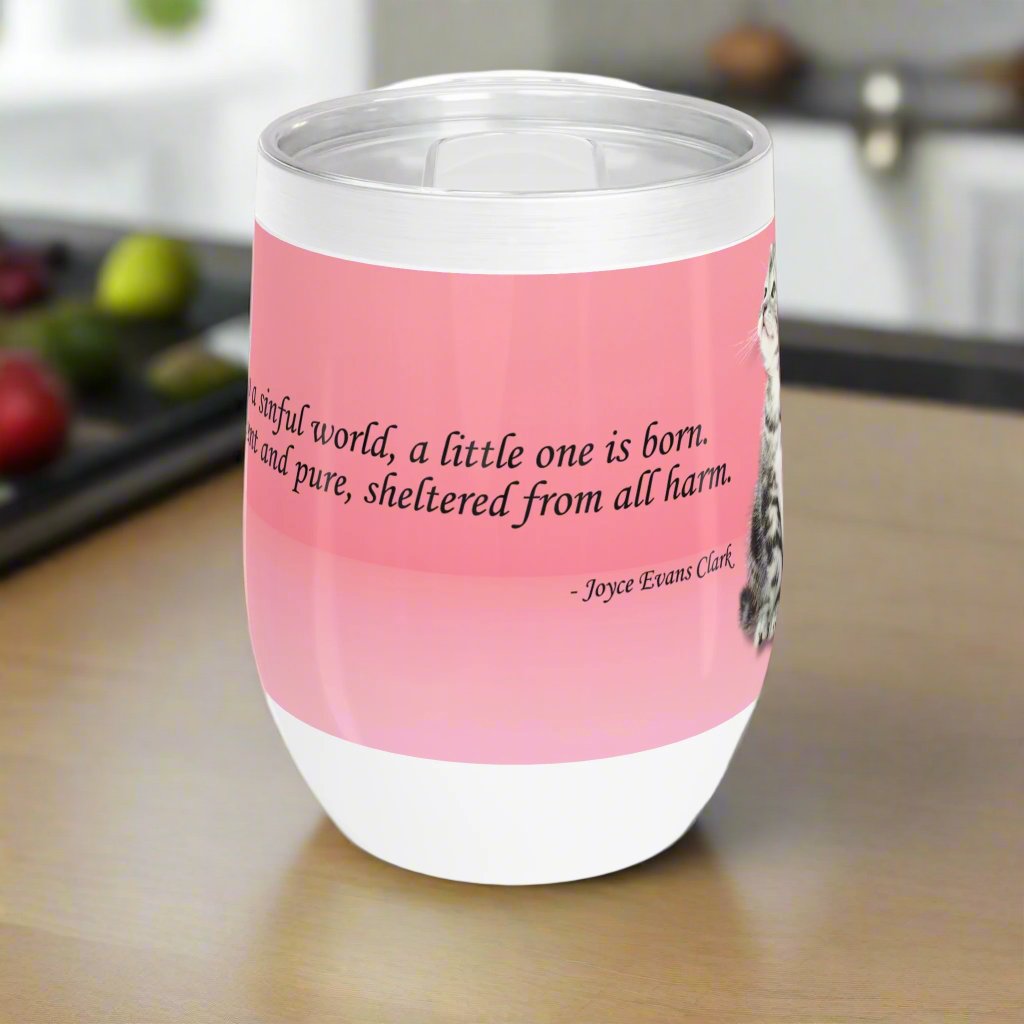 A Little One is Born Chill Wine Tumbler