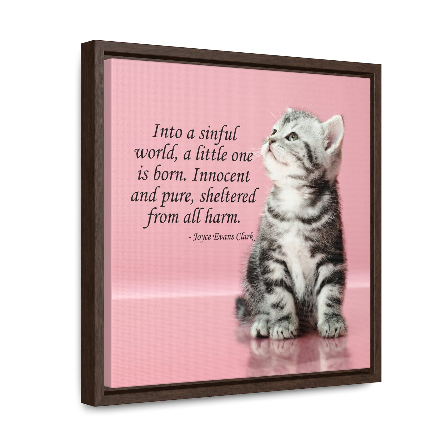 A Little One is Born Gallery Canvas Wraps, Square Frame