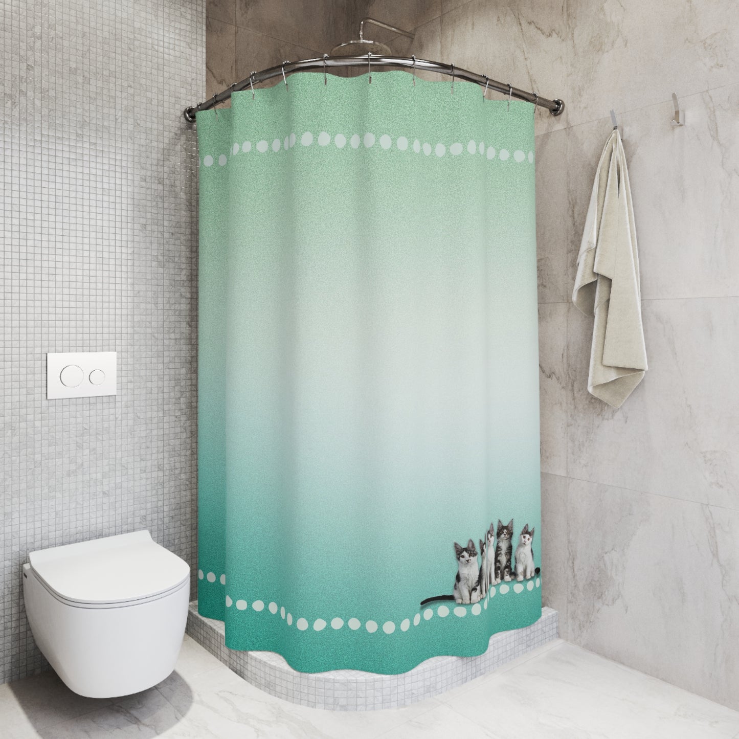 Kitten Lover Shower Curtains