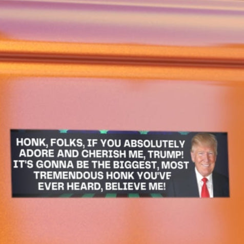 Honk if You Love Trump Bumper Stickers