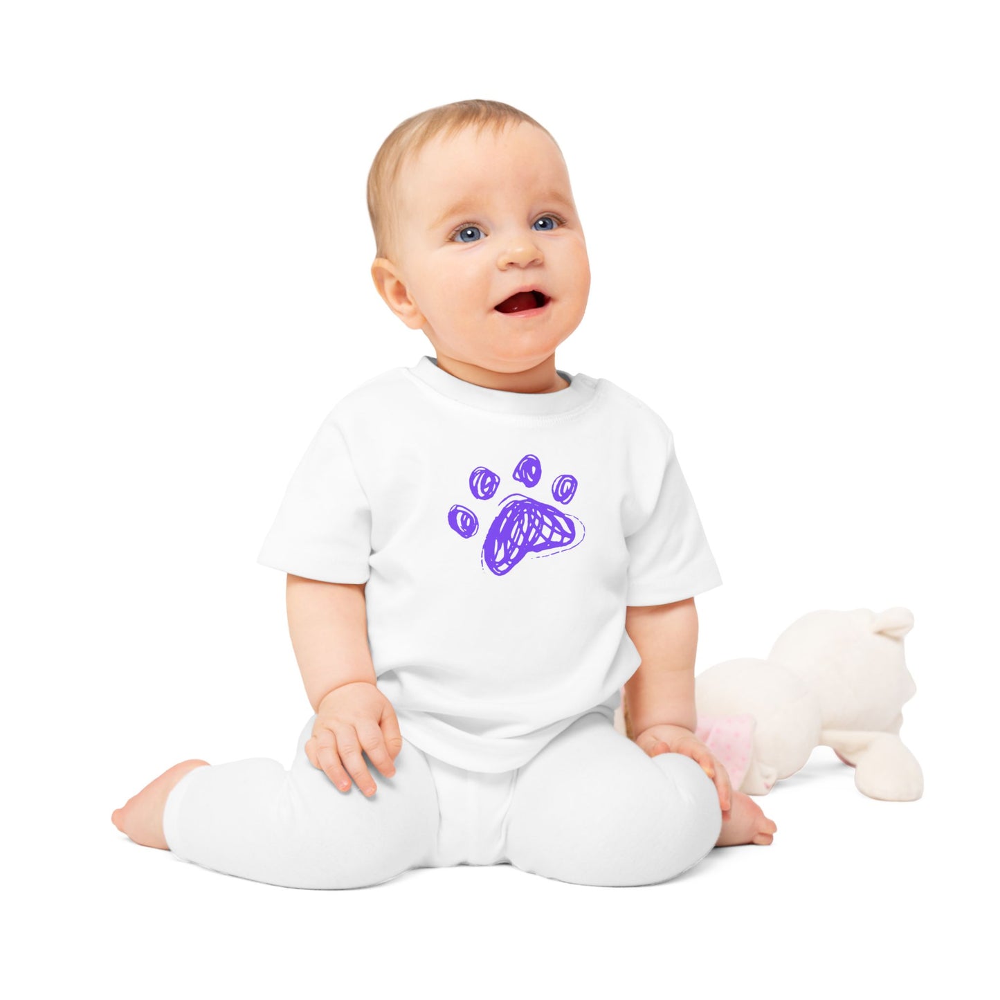 Scribble Paw Baby T - Shirt - Kids clothes - Epileptic Al’s Shop