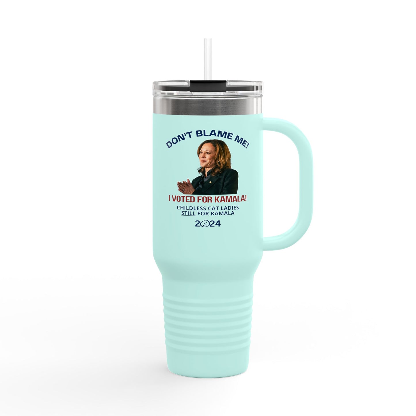 Voted for Kamala Insulated Travel Mug, 40oz