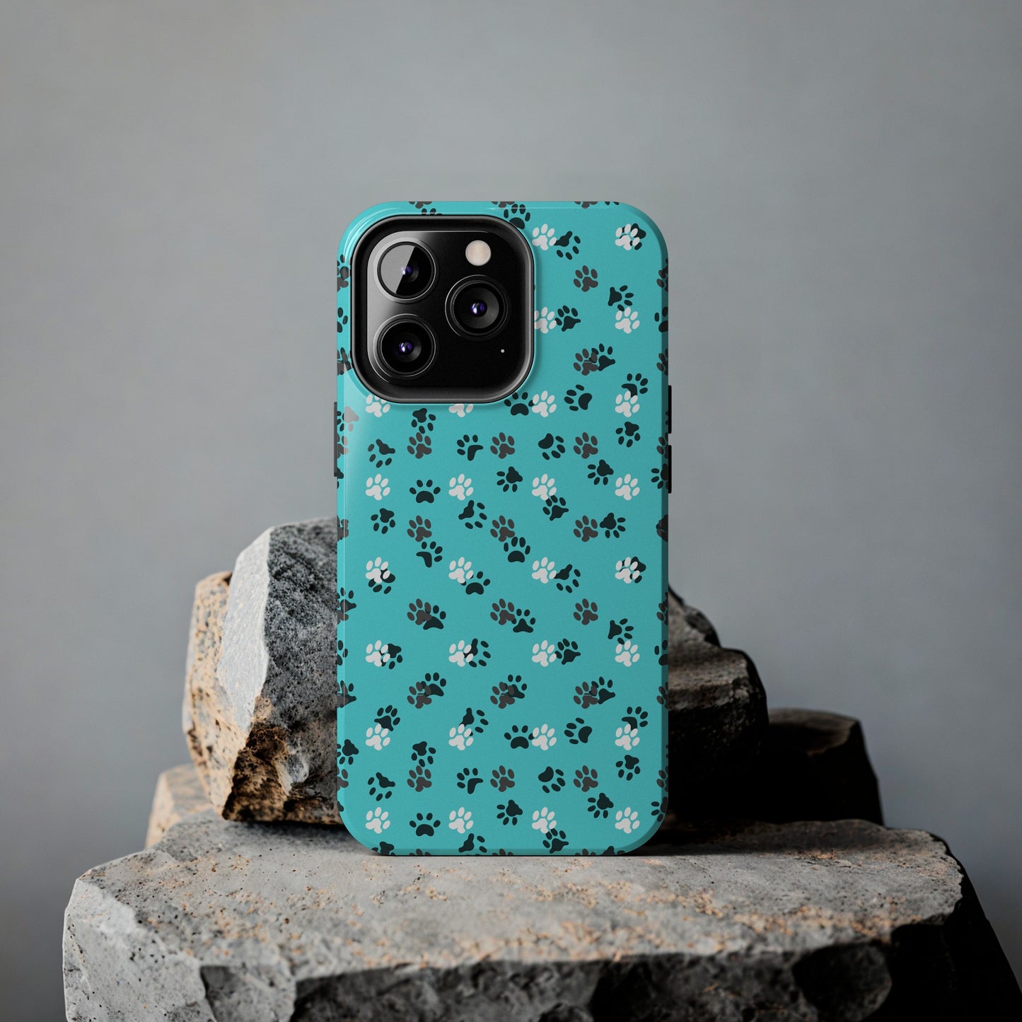 Teal Paws Tough Phone Cases - Phone Case - Epileptic Al’s Shop